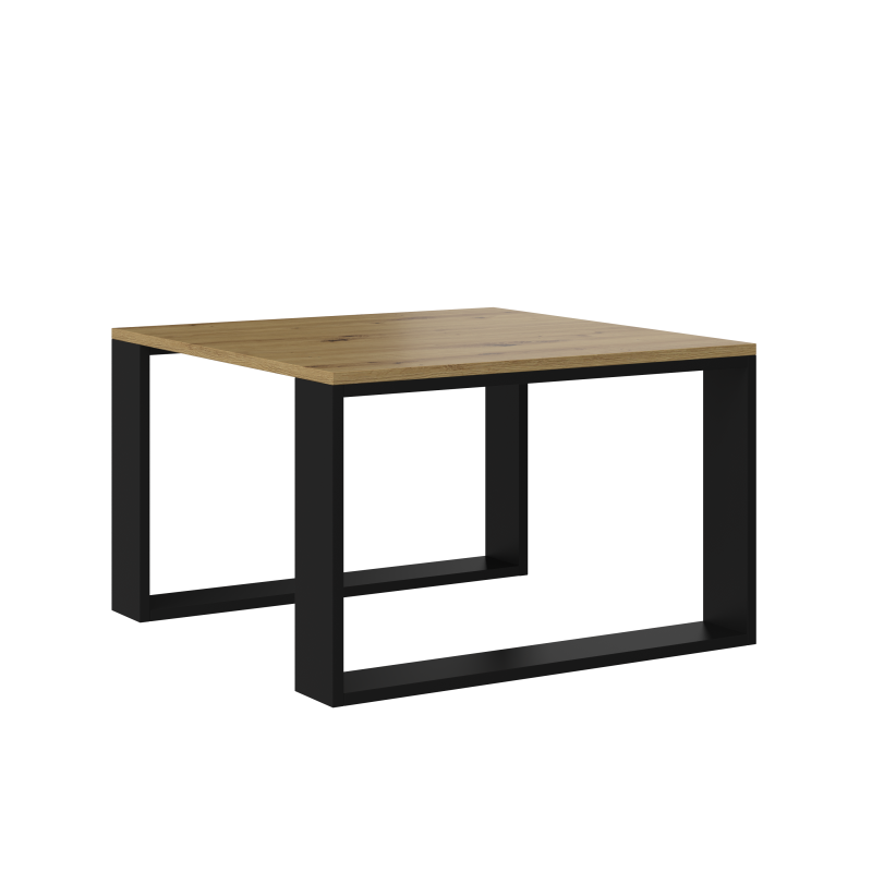 ALADA  Table basse carrée style industriel