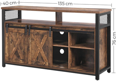 STELLY Buffet rustique 2 portes