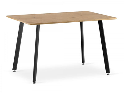 ESTEY Table de repas style industriel 120x80 cm