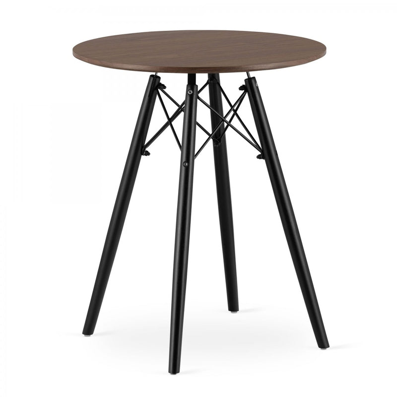 TODIRO Table ronde style scandinave 60 cm
