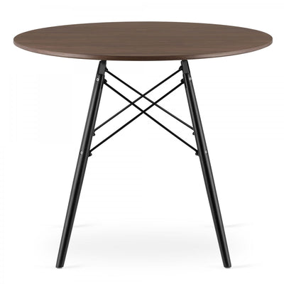 TODIRU Table ronde style scandinave 90 cm