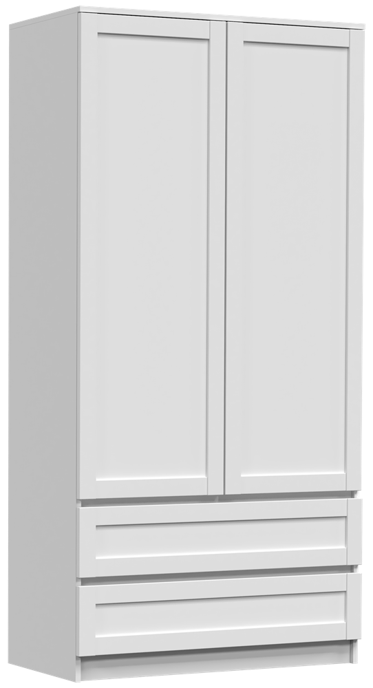 PERRY Armoire style classqiue 2 portes