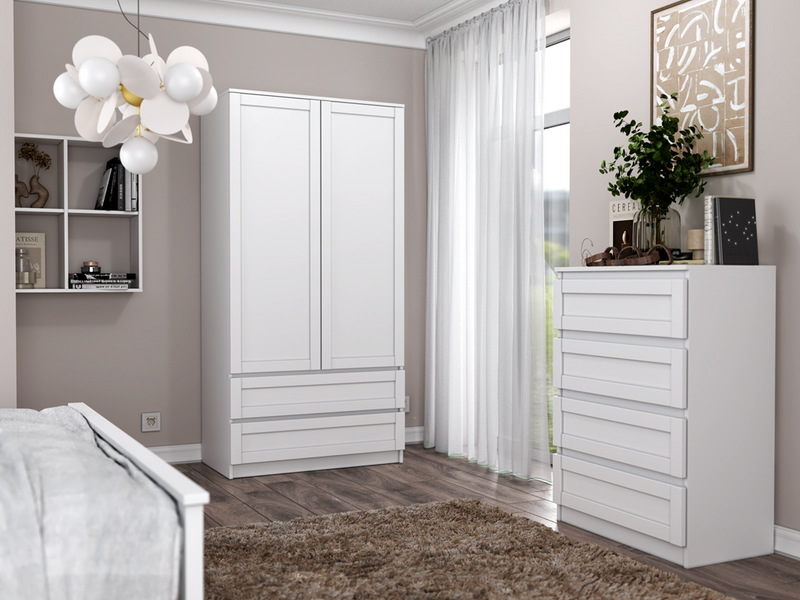 PERRY Armoire style classqiue 2 portes