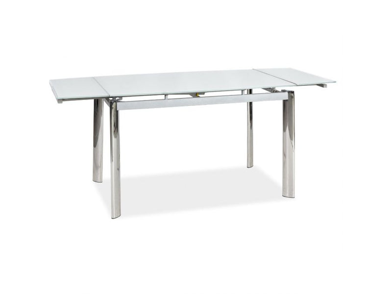 KLEY Table extensible avec plateau en verre