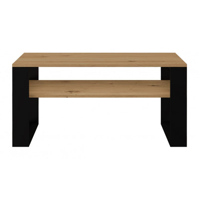 ASISA Table basse rectangulaire style loft
