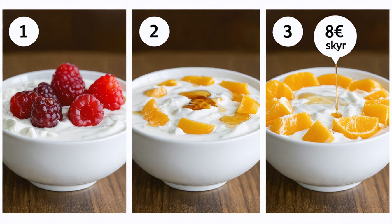 découvrez comment transformer facilement 1€ de fromage blanc en 8€ de skyr en trois étapes simples et sans aucun outil. apprenez nos astuces pratiques pour réussir cette conversion gourmande et économique !