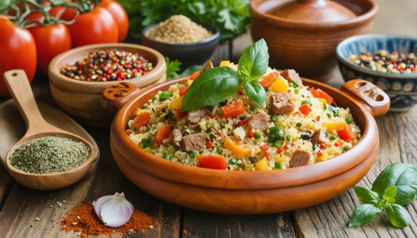 découvrez la recette traditionnelle du couscous : un plat savoureux aux saveurs authentiques, préparé avec des ingrédients frais et des épices parfumées. apprenez à réaliser étape par étape ce mets incontournable de la cuisine maghrébine.