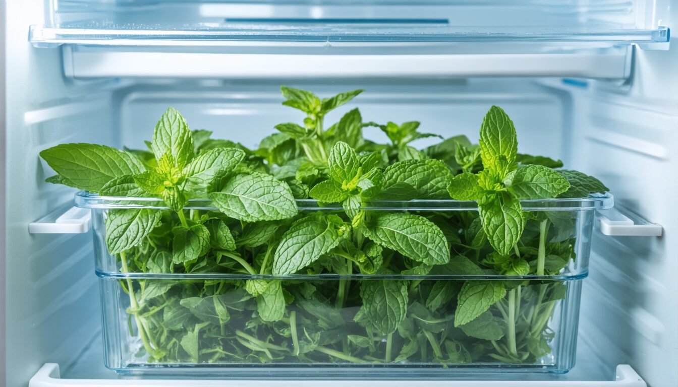 apprenez l’astuce secrète de ma grand-mère pour préserver la menthe fraîche jusqu’à trois semaines ! facile, naturelle et efficace, cette méthode va changer votre façon de conserver les herbes aromatiques.