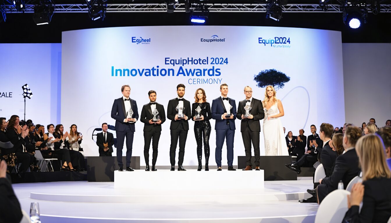 découvrez les sept lauréats des innovation awards equiphotel 2024, récompensés pour leurs initiatives exceptionnelles qui transforment et inspirent le secteur de l’hôtellerie et de la restauration.