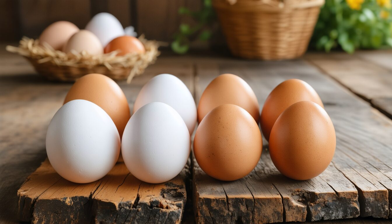 vous vous demandez quelle est la différence entre les œufs blancs et bruns ? découvrez la véritable raison derrière la couleur de leurs coquilles et choisissez en toute connaissance !