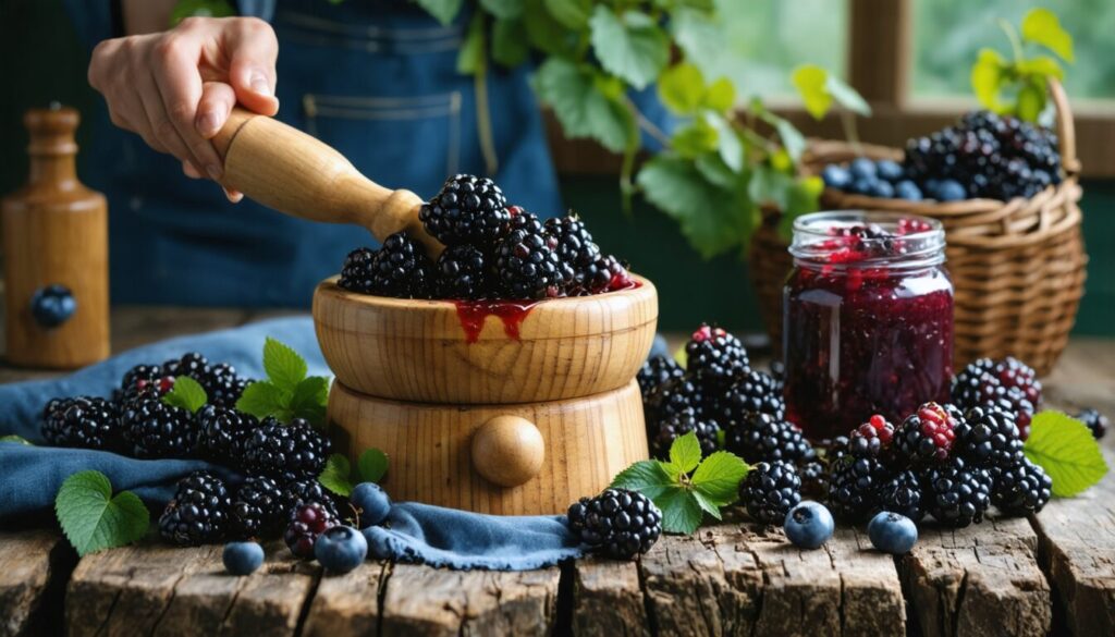Préparer délicieusement de la confiture de mûres sauvages
