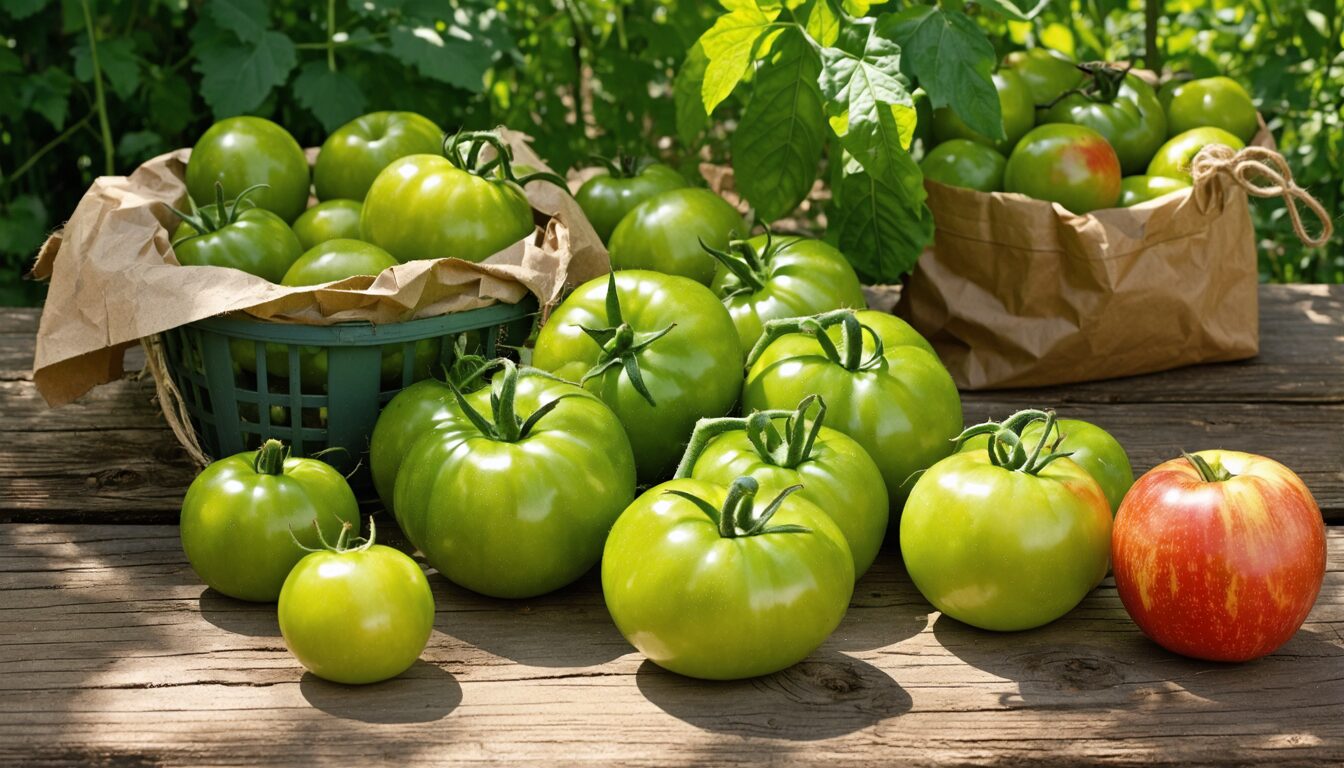 découvrez des techniques simples et efficaces pour faire mûrir vos tomates vertes à la maison et profiter de fruits savoureux, même hors saison.