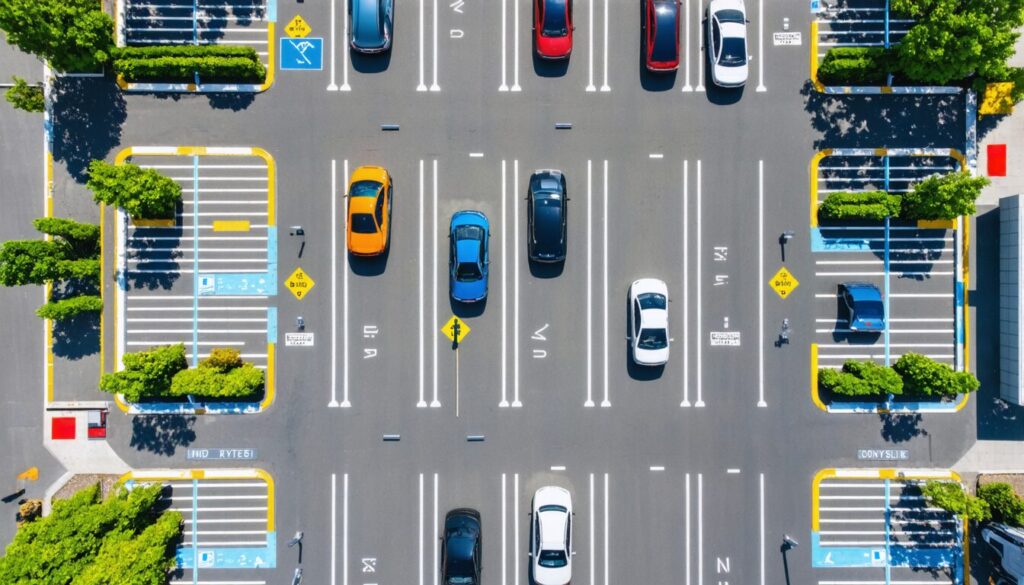 Les dimensions typiques d’un emplacement de stationnement