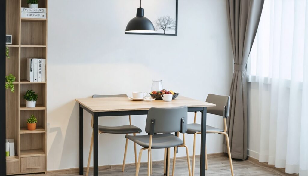 découvrez nos astuces pratiques pour aménager un coin repas chic et fonctionnel dans un studio, alliant gain de place, décoration élégante et optimisation de l’espace.
