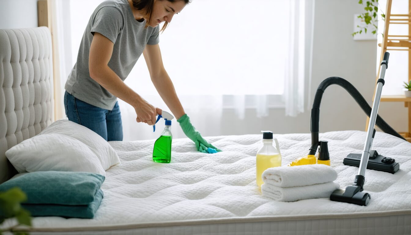 découvrez des astuces efficaces et simples pour retirer les taches les plus tenaces de votre matelas et lui redonner une fraîcheur impeccable grâce à ce guide pratique.