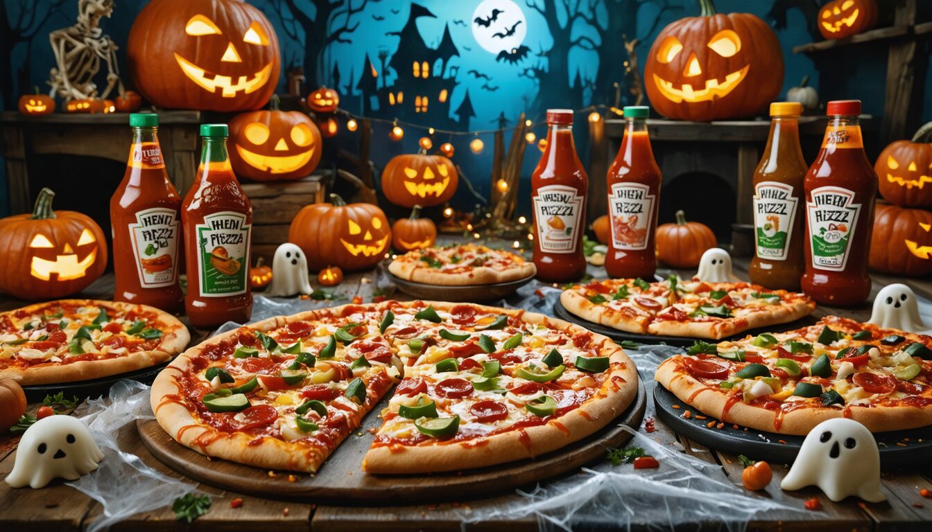 heinz et pizza hut s'unissent pour halloween ! du 29 octobre au 4 novembre, vivez une expérience inédite avec des surprises effrayantes et gourmandes dans vos restaurants préférés. ne manquez pas cet événement unique !