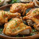 Découvrir le temps de cuisson idéal pour des hauts de cuisse de poulet au four