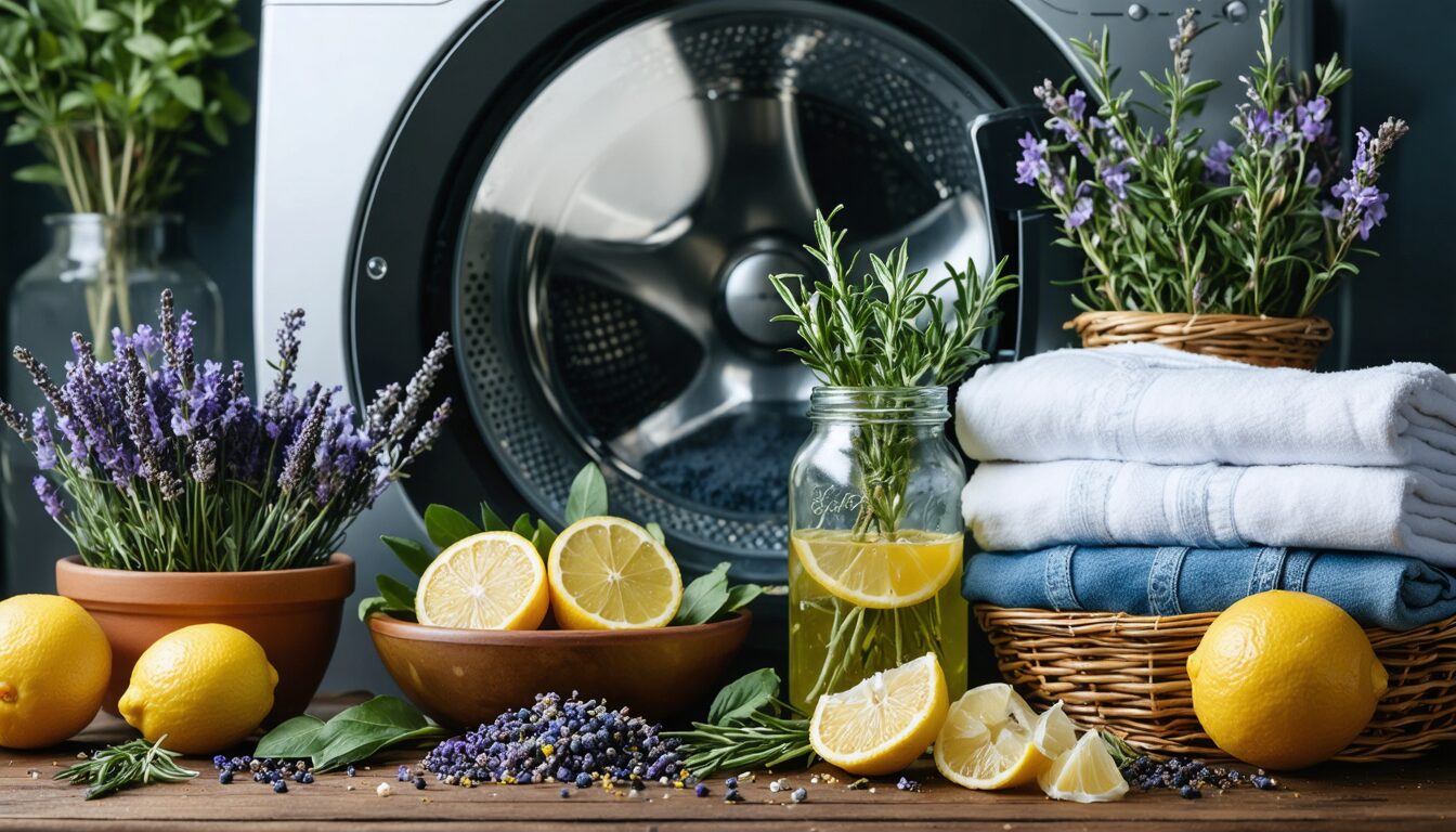 découvrez des alternatives naturelles aux huiles essentielles pour parfumer votre lessive et profiter d’un linge frais, sans substances allergènes ni composés chimiques.