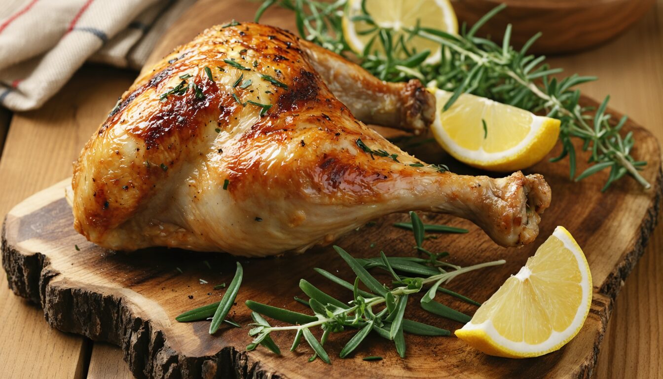 découvrez nos conseils et étapes simples pour réussir un haut de cuisse de poulet rôti au four savoureux, tendre et croustillant. recette facile pour un plat convivial et délicieux.