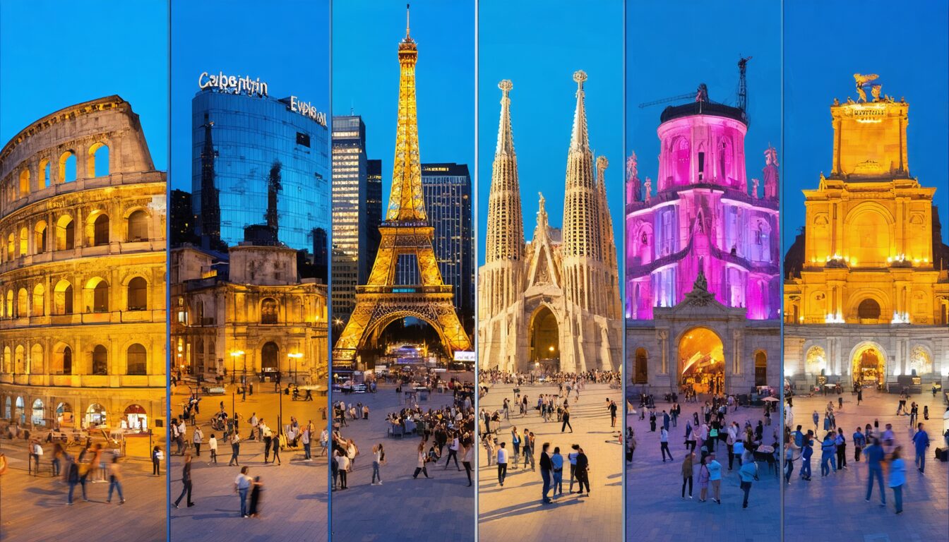 explorez en direct et en ligne en 2025 six capitales européennes du divertissement, et plongez au cœur de la culture à travers des événements, spectacles et rendez-vous inédits.