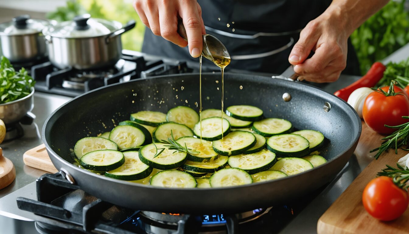 apprenez à sublimer les courgettes avec nos astuces pour une cuisson parfaite à la poêle. recettes faciles, conseils pratiques et saveurs garanties !