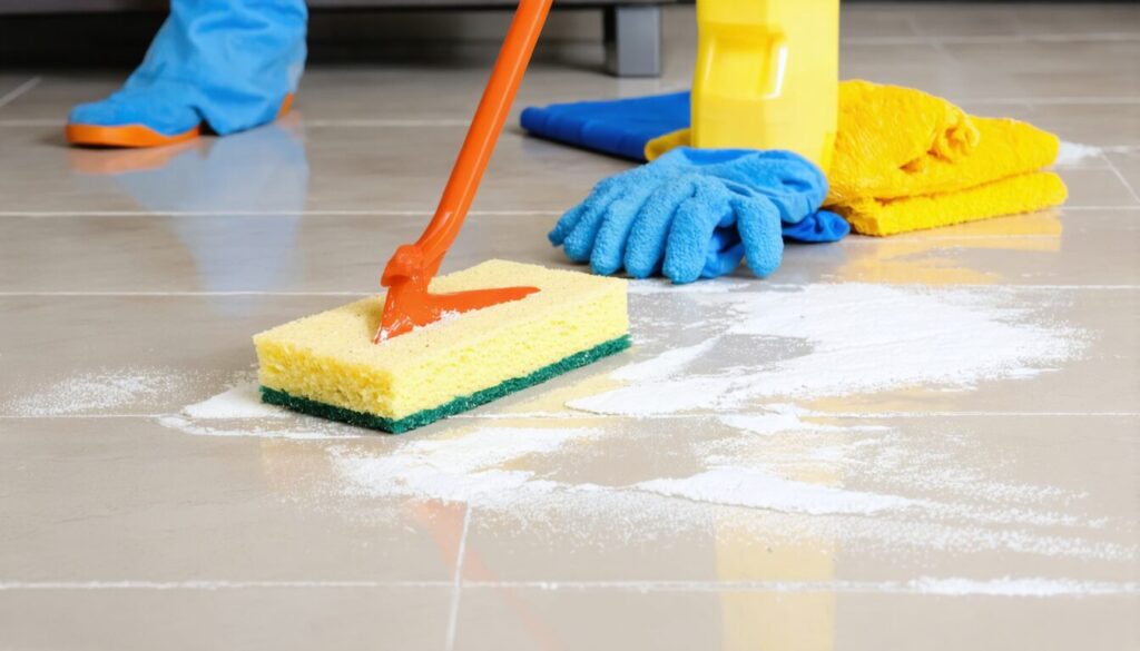 Guide pratique pour un nettoyage efficace de votre carrelage après des travaux