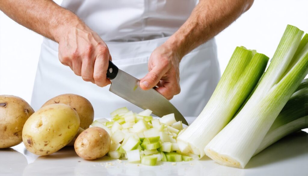 Les secrets d’une succulente soupe aux poireaux et pommes de terre