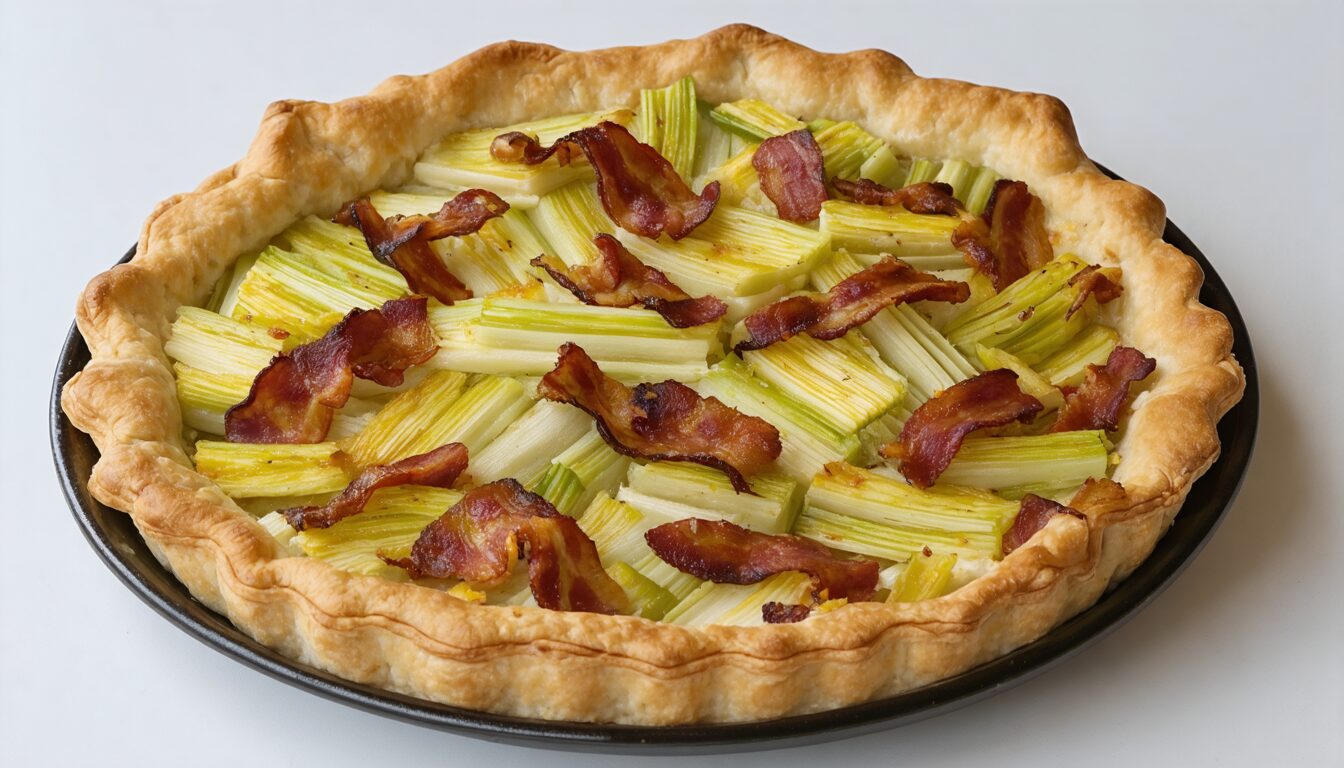 découvrez tous les secrets pour réussir une délicieuse tarte aux poireaux et lardons : astuces, choix des ingrédients et étapes essentielles pour régaler toute la famille.