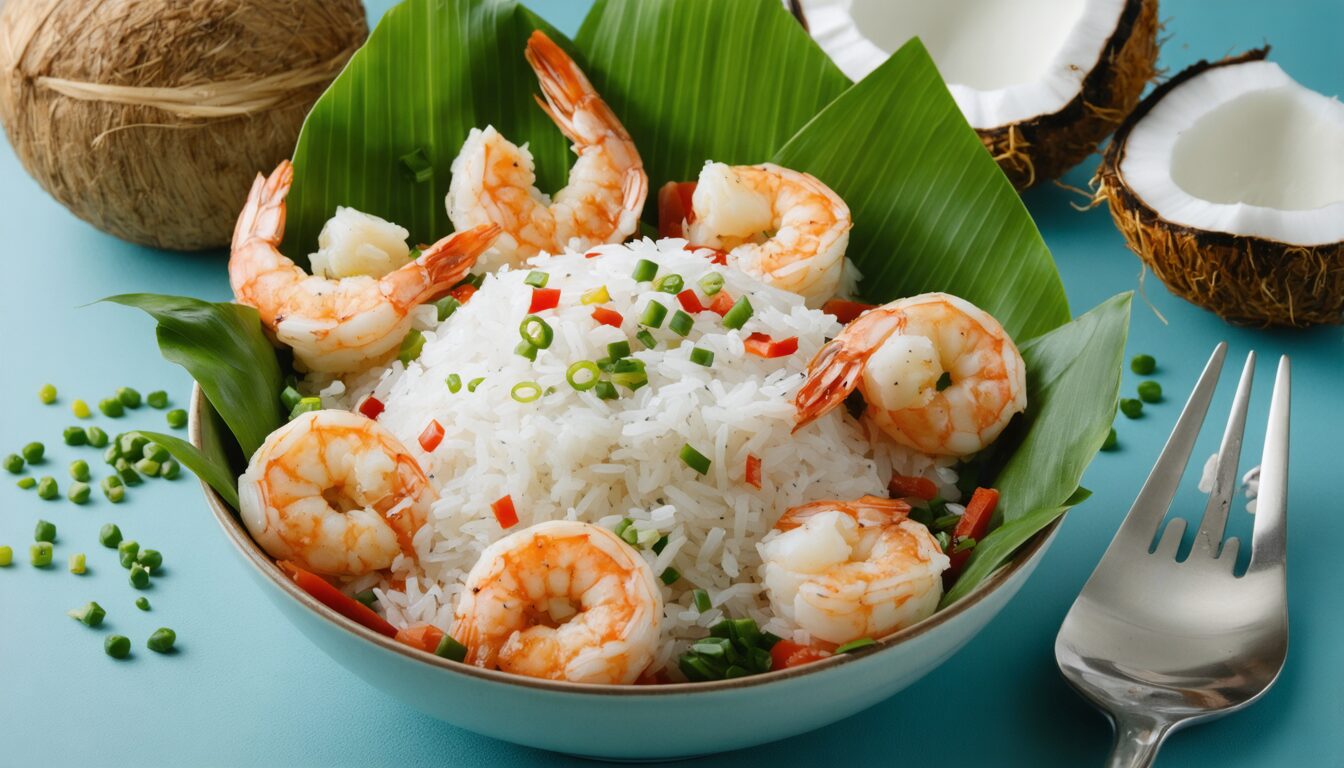 découvrez comment préparer facilement de savoureuses crevettes au lait de coco, une recette exquise et parfumée idéale pour sublimer vos repas en toute simplicité.