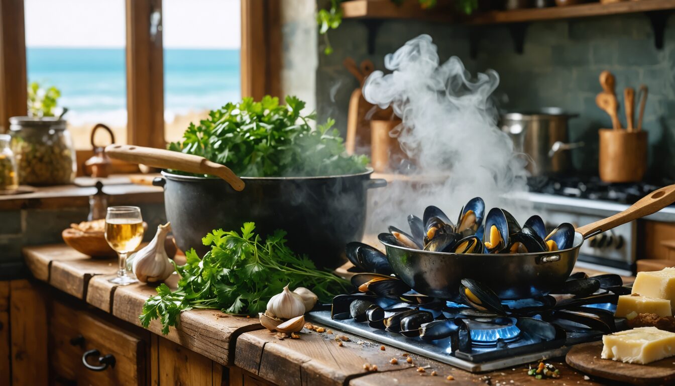 découvrez comment préparer de délicieuses moules marinières avec cette recette traditionnelle facile à suivre. astuces, ingrédients et étapes pour réussir ce plat incontournable de la cuisine française.