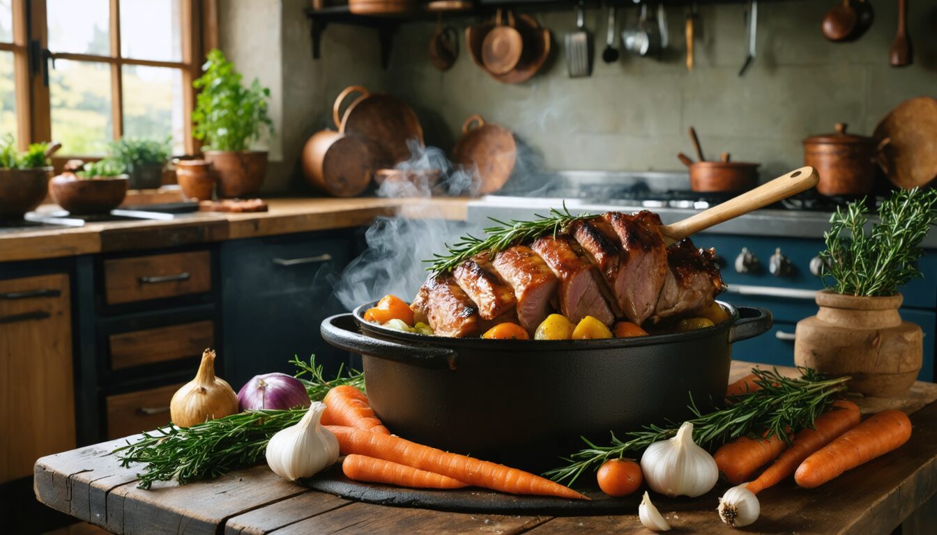 découvrez comment préparer une savoureuse rouelle de porc en cocotte grâce à nos conseils et astuces pour une viande tendre, parfumée et facile à cuisiner pour toute la famille.