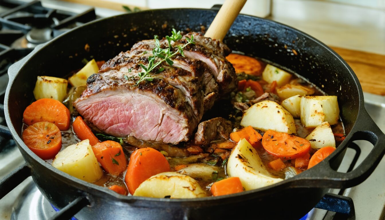 découvrez comment préparer facilement une savoureuse rouelle de porc en cocotte, avec des astuces pour une viande tendre et un plat familial gourmand. suivez notre recette étape par étape !