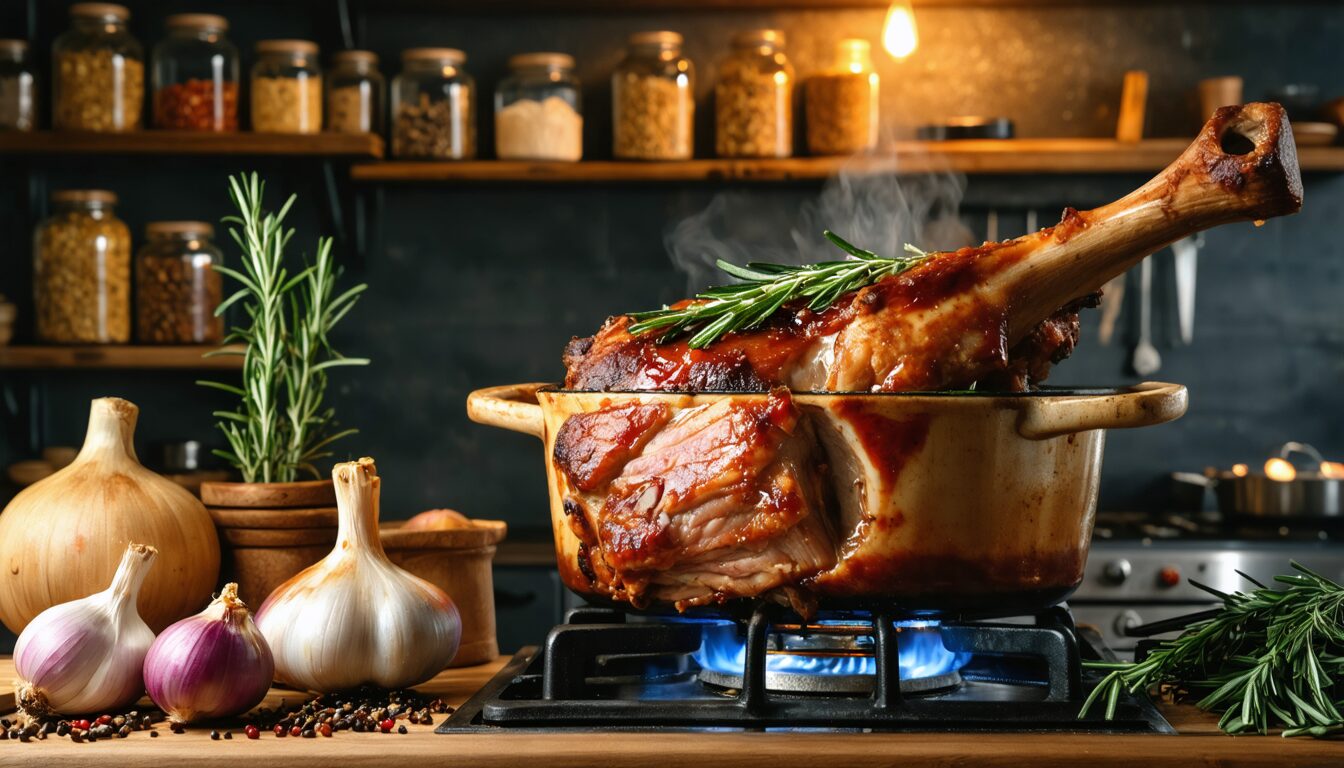 découvrez comment préparer une rouelle de porc tendre et savoureuse à la cocotte grâce à notre recette facile. des conseils pour réussir la cuisson et régaler toute la famille !