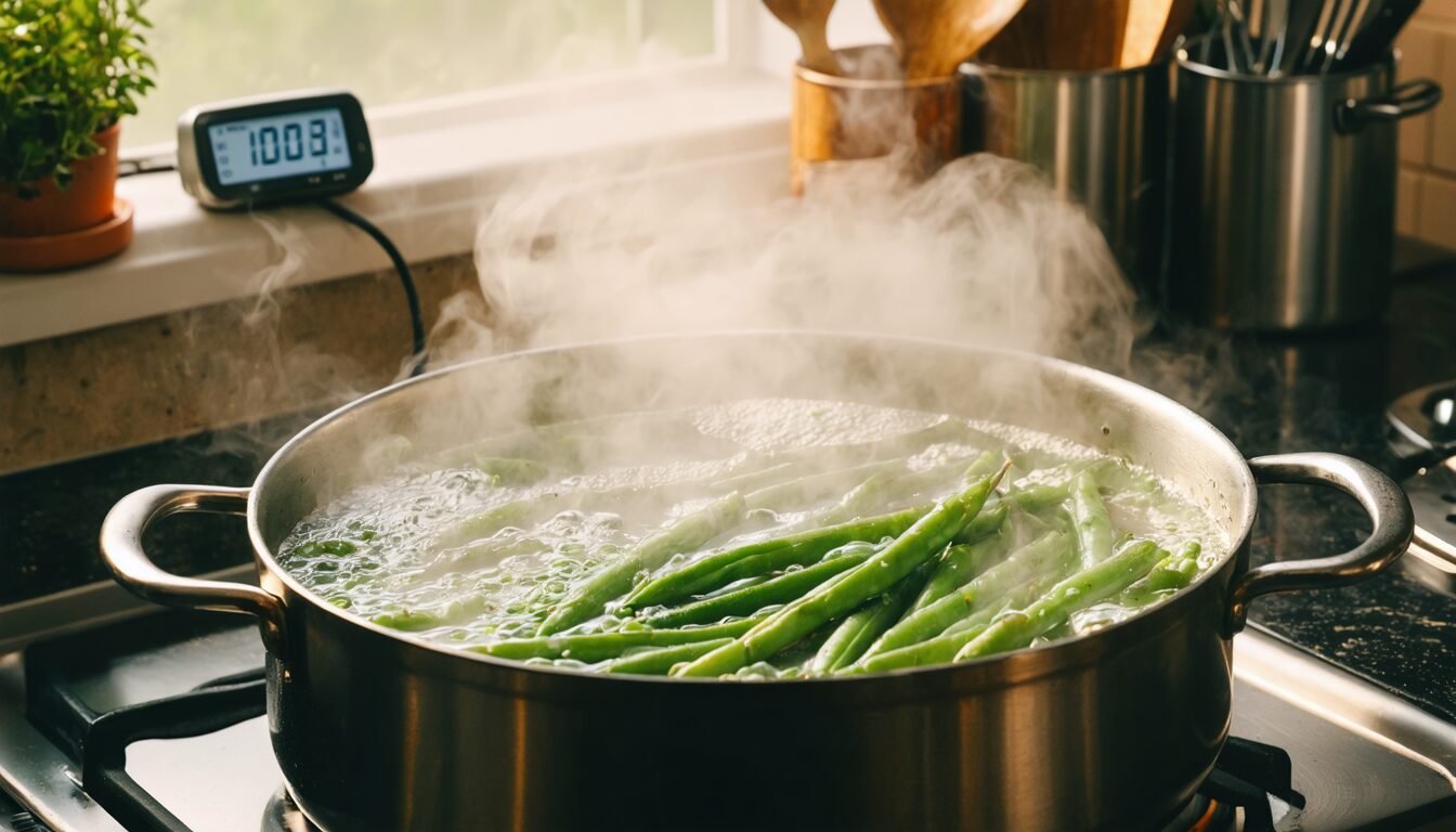 découvrez comment réussir la cuisson parfaite des haricots verts à l'eau : astuces, temps de cuisson idéal et conseils pour des légumes croquants et savoureux.