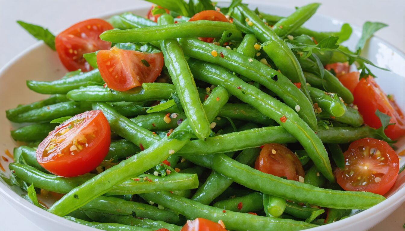 découvrez les ingrédients indispensables pour préparer une savoureuse salade de haricots verts, fraîche et pleine de saveurs, idéale pour tous vos repas estivaux.