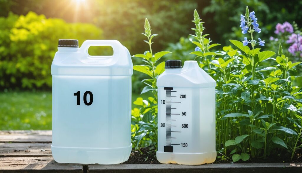Quel dosage de roundup est recommandé pour 10 litres d’eau ?