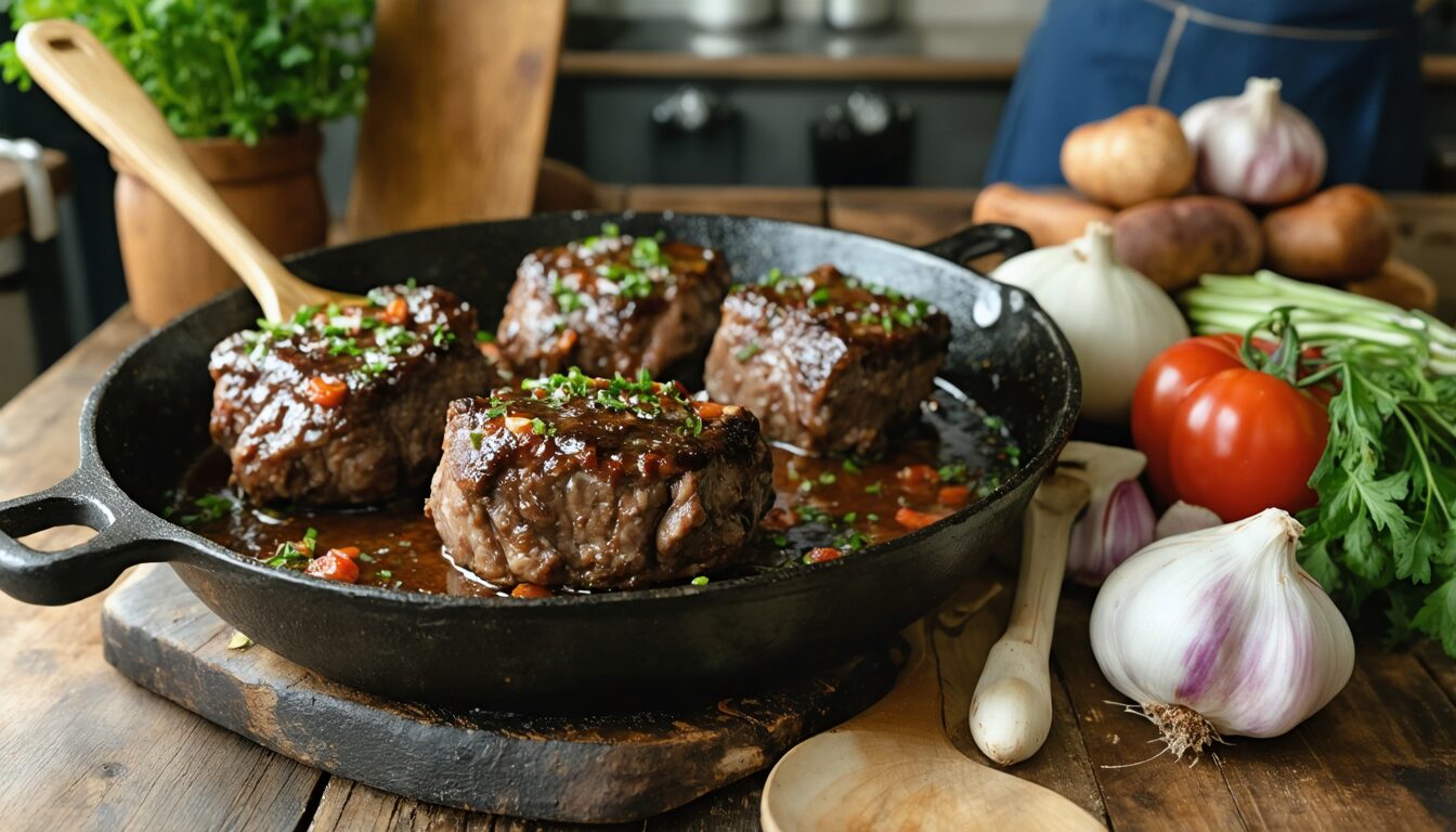 découvrez la recette traditionnelle de la joue de porc façon grand-mère, accompagnée d'astuces gourmandes pour réussir ce plat savoureux et fondant à chaque fois.