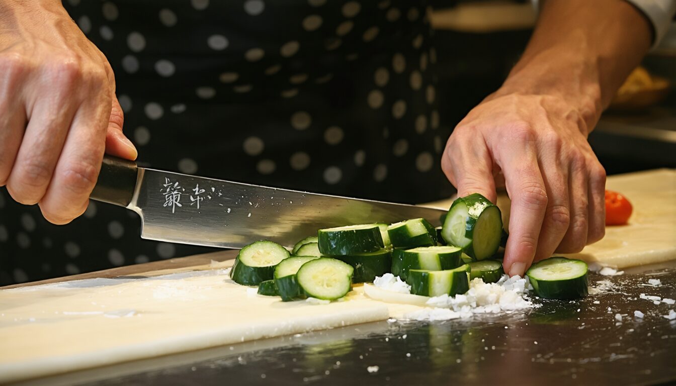 découvrez le retour discret mais efficace du nakiri, le couteau japonais indispensable pour sublimer vos préparations dans les cuisines modernes.