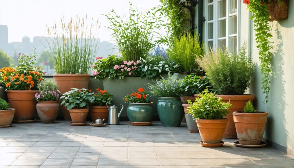 Comment choisir les plantes idéales pour grands pots sur votre terrasse ?