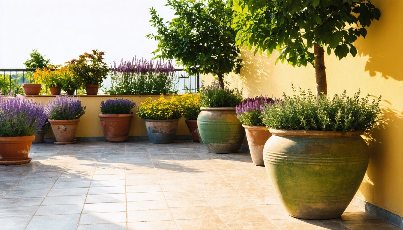 découvrez comment sélectionner les plantes parfaites pour grands pots afin d'embellir votre terrasse avec style et facilité.