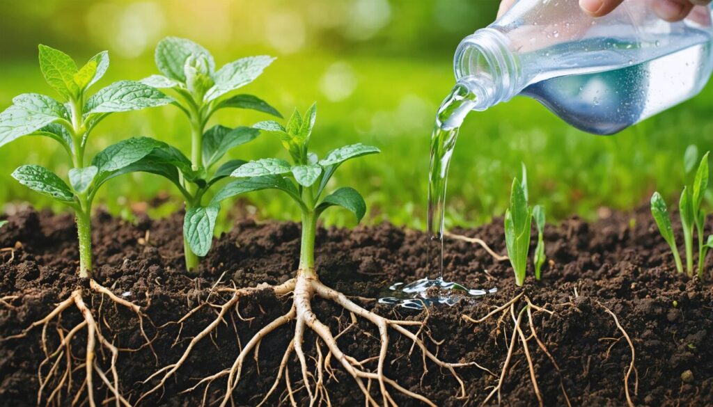 Quel désherbant naturel est efficace pour éliminer les racines des mauvaises herbes ?