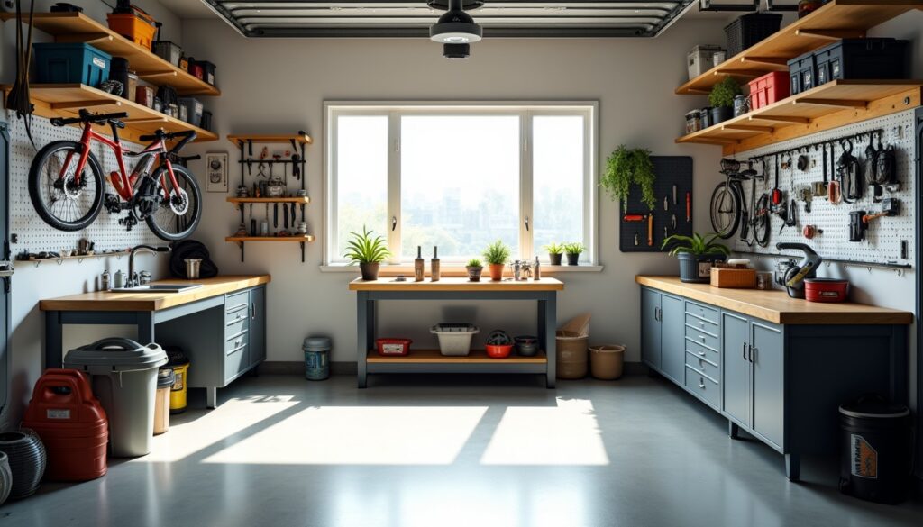 Top idées ingénieuses pour optimiser l’aménagement et le rangement de votre garage