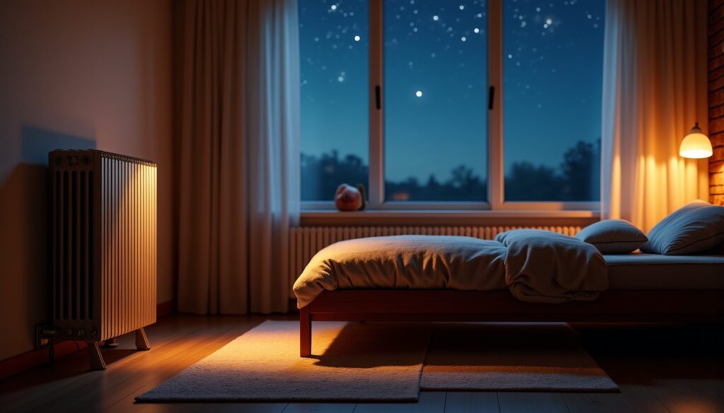 Est-il sûr de laisser un radiateur bain d’huile allumé toute la nuit ?