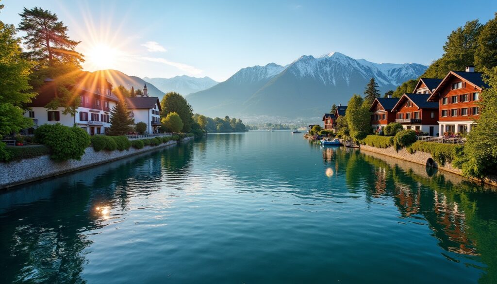 Evian : un joyau entre la France et la Suisse ?