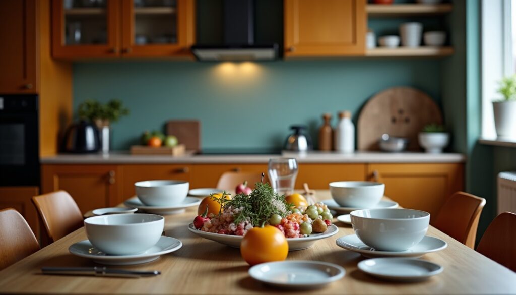 Astuces pour agencer harmonieusement cuisine, salle à manger et salon dans un seul espace