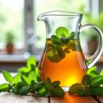 Préparez facilement votre sirop de menthe maison sans sucre : une recette saine et rafraîchissante