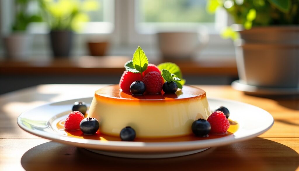 Délicieux flan sans sucre spécialement conçu pour les diabétiques