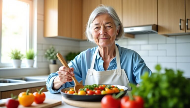 Repas simples et savoureux pour seniors : cuisiner sans effort ni fatigue